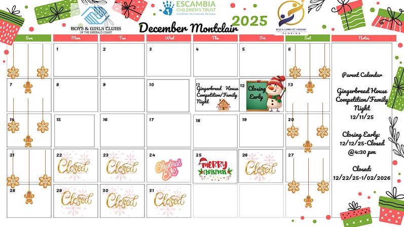 December Calendar 1