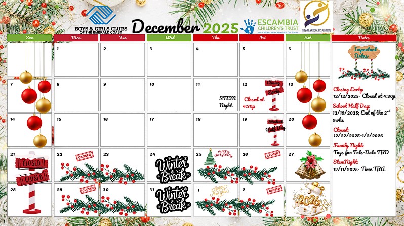 December Calendar 2