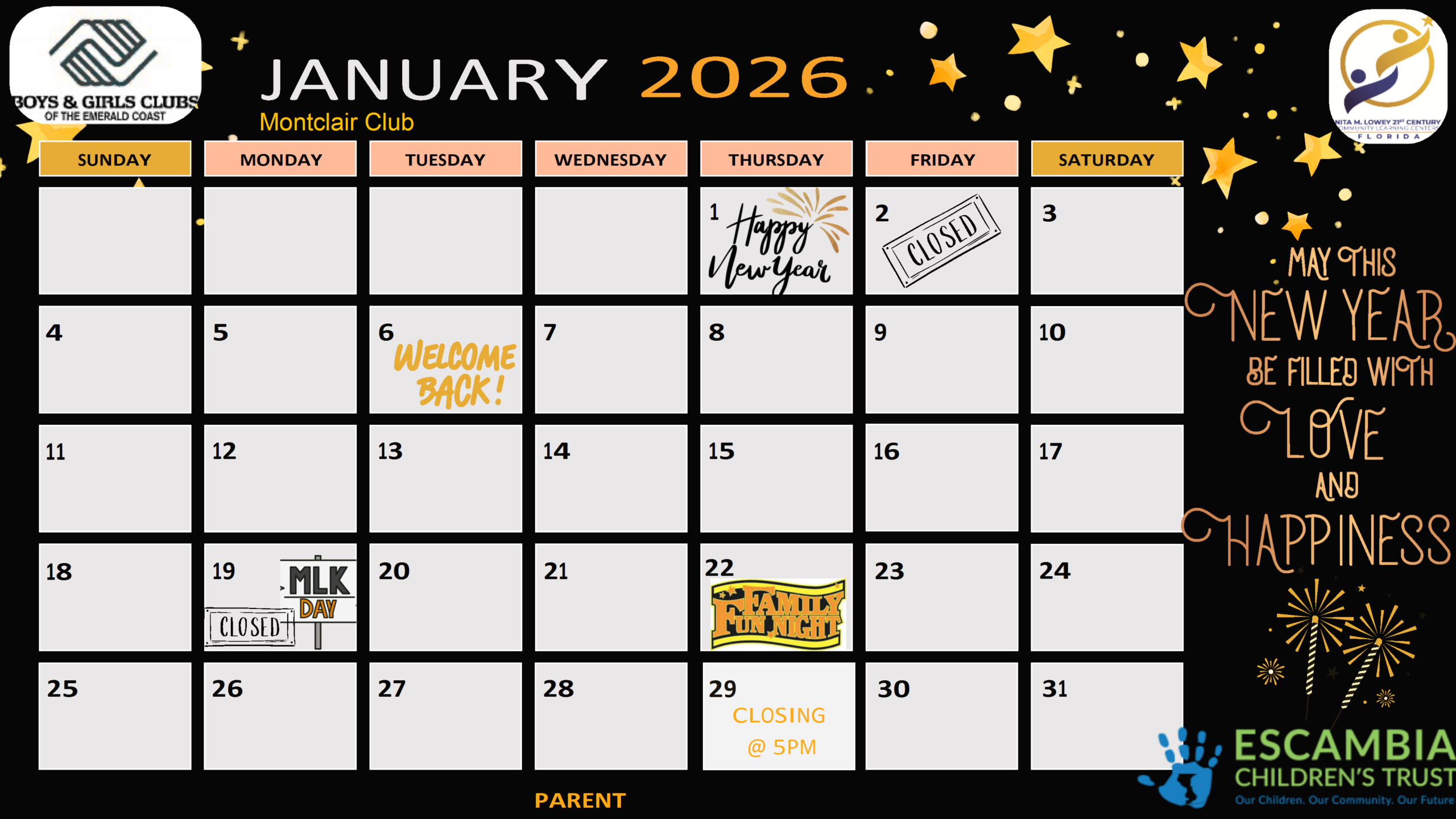 January 2026 Calendar 2