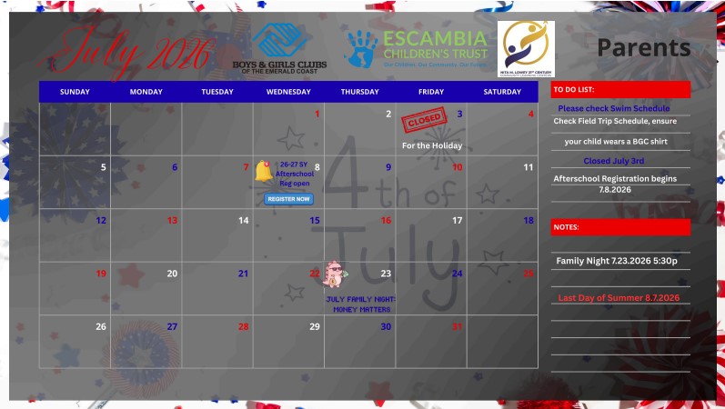 July Calendar 2026 1
